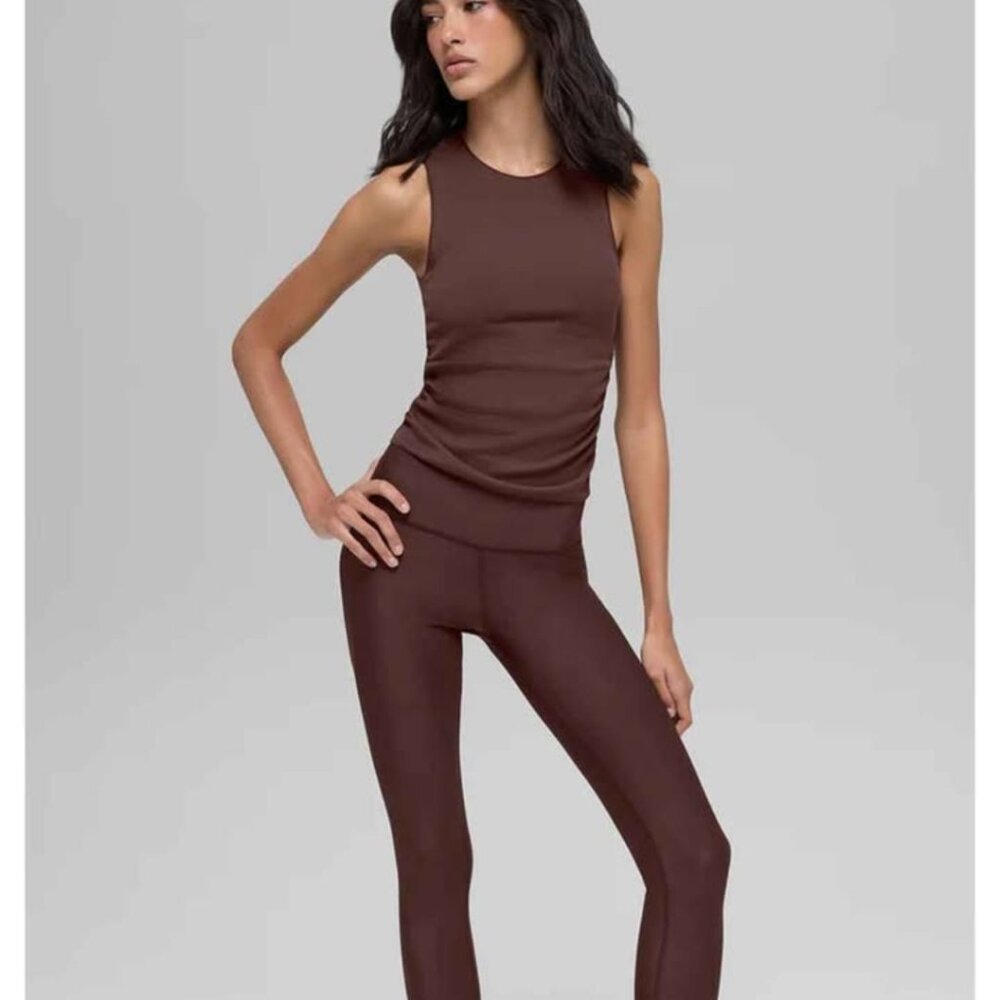 ALO RIBBED EN POINTE TANK XS NWT